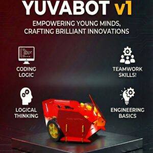 YUVABOT v1 – Beginner 2WD STEM Robotics Learning Kit (Age 9+)